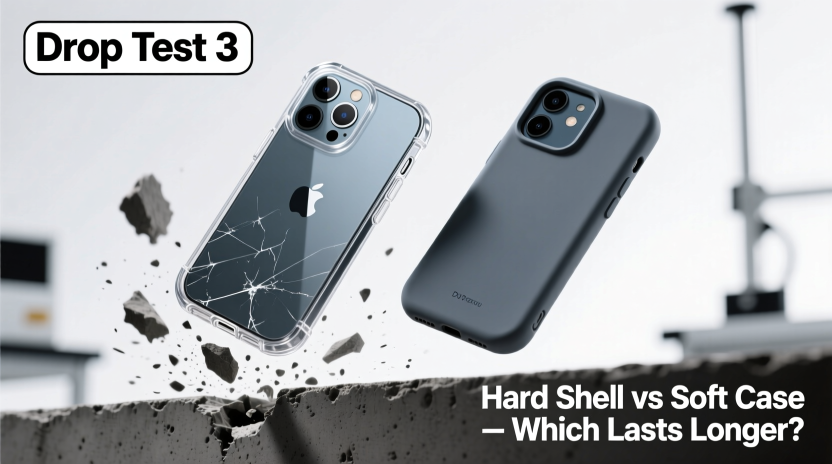 hard shell or soft iphone case for drops which lasts longer 3