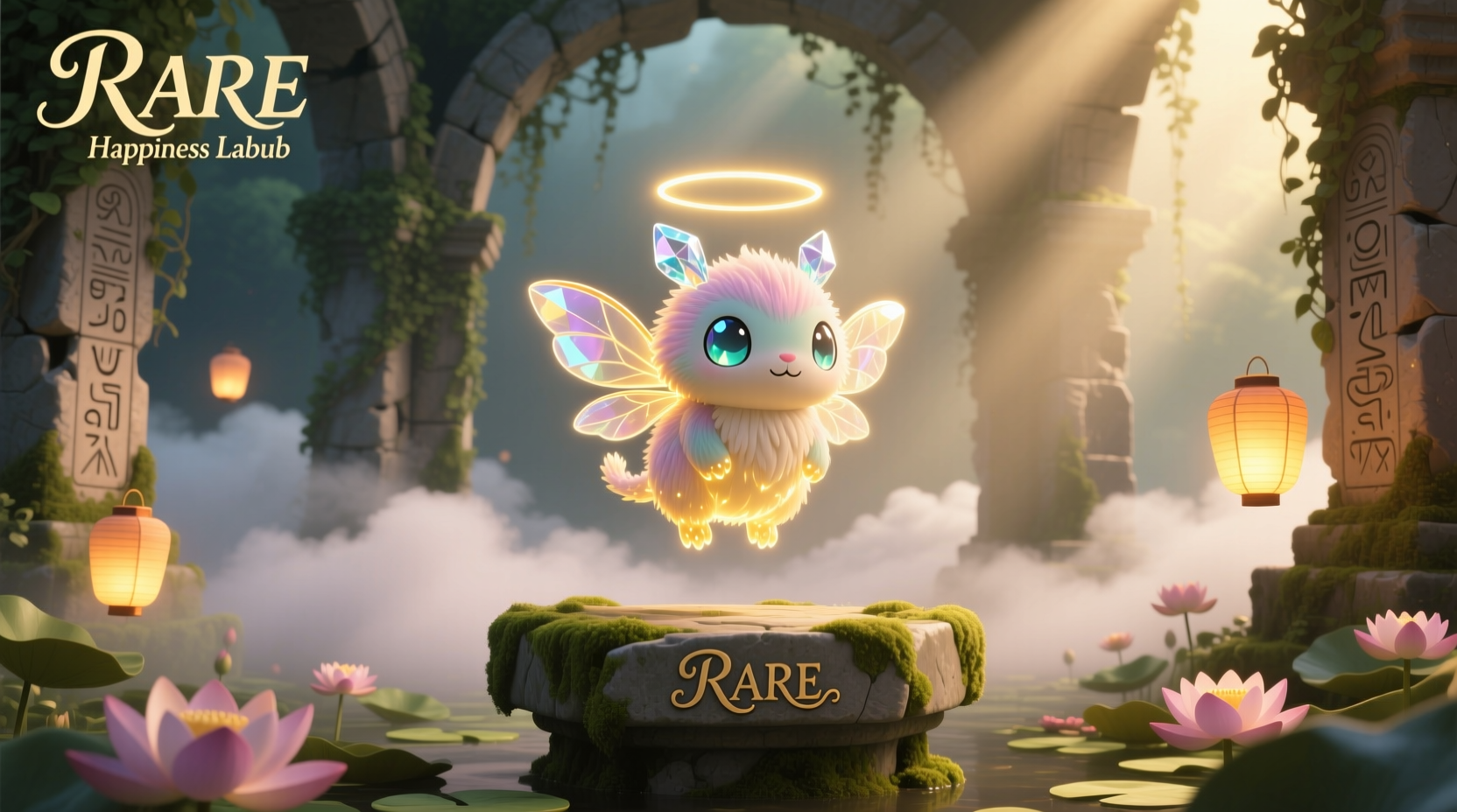 is the happiness labubu rare
