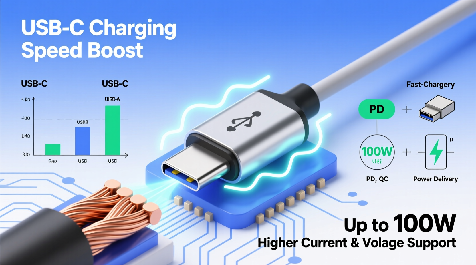 why does usb c charge faster understanding the speed boost