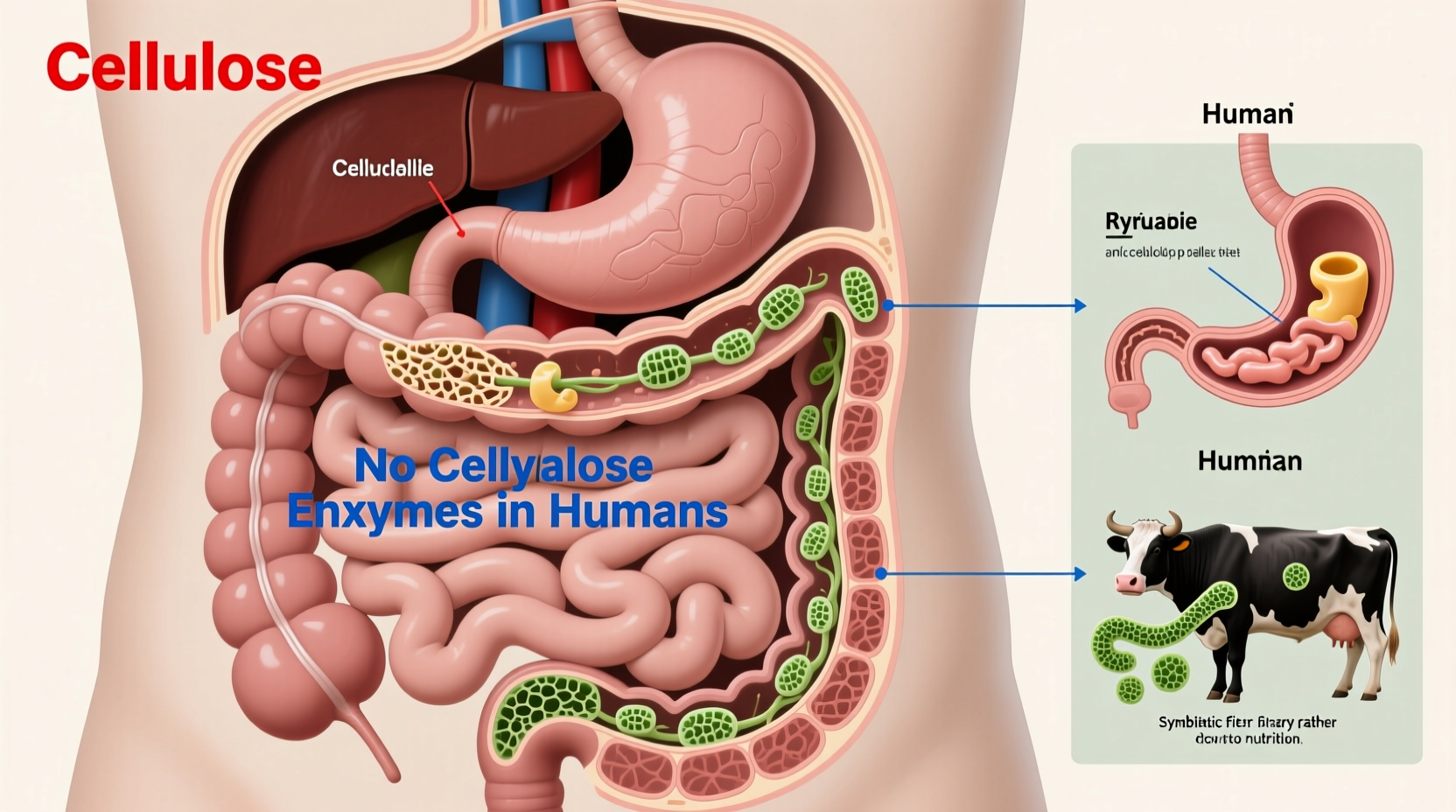 why cant humans digest cellulose understanding the science