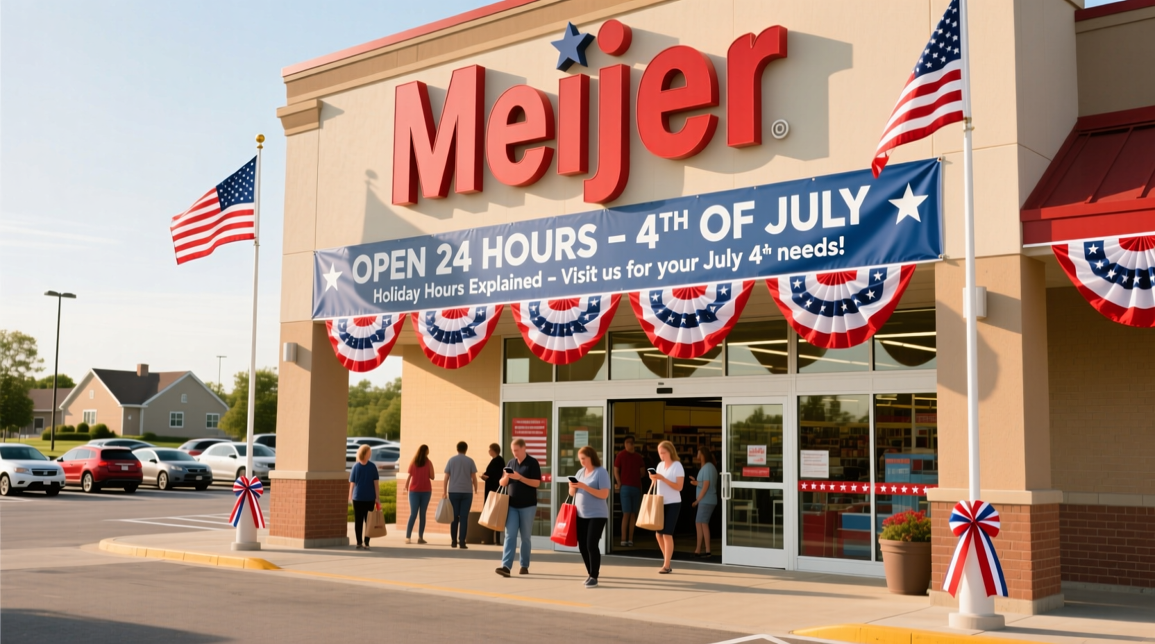 is meijer open on the 4th of july