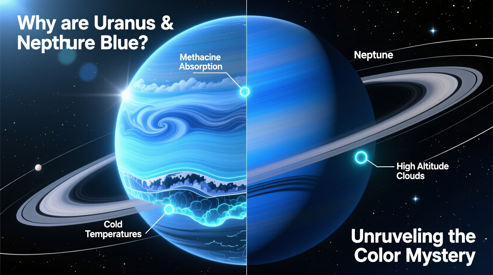 why are uranus and neptune blue unraveling the color mystery