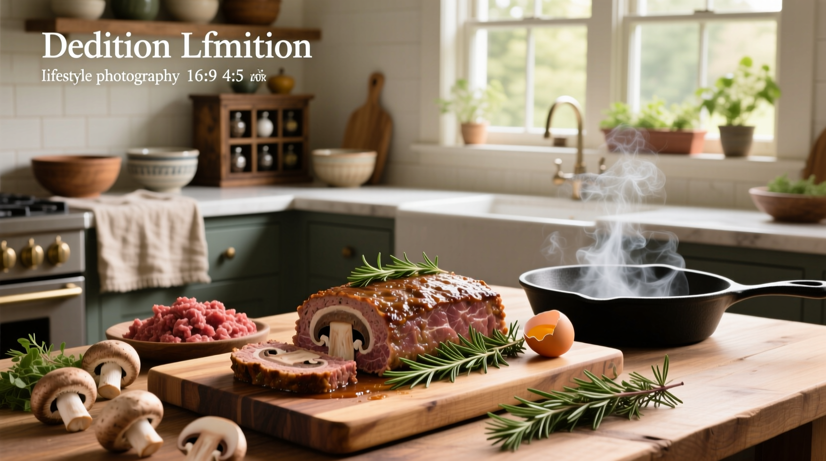 mushroom meatloaf guide better texture, less dryness