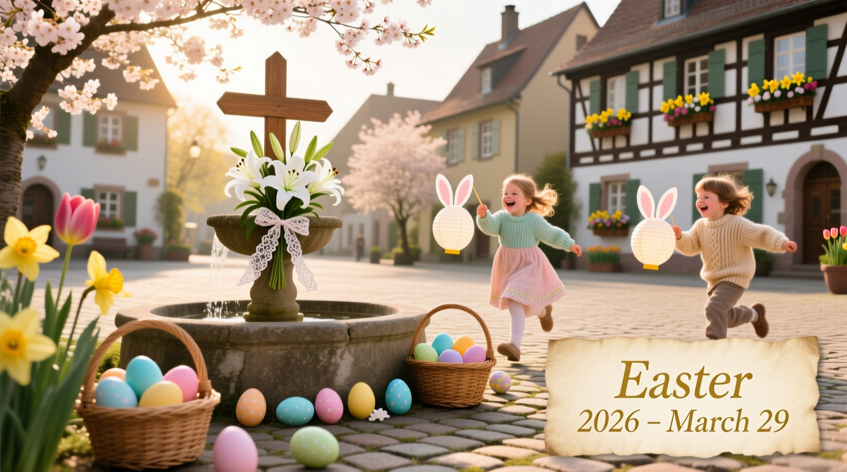 a happy easter sign