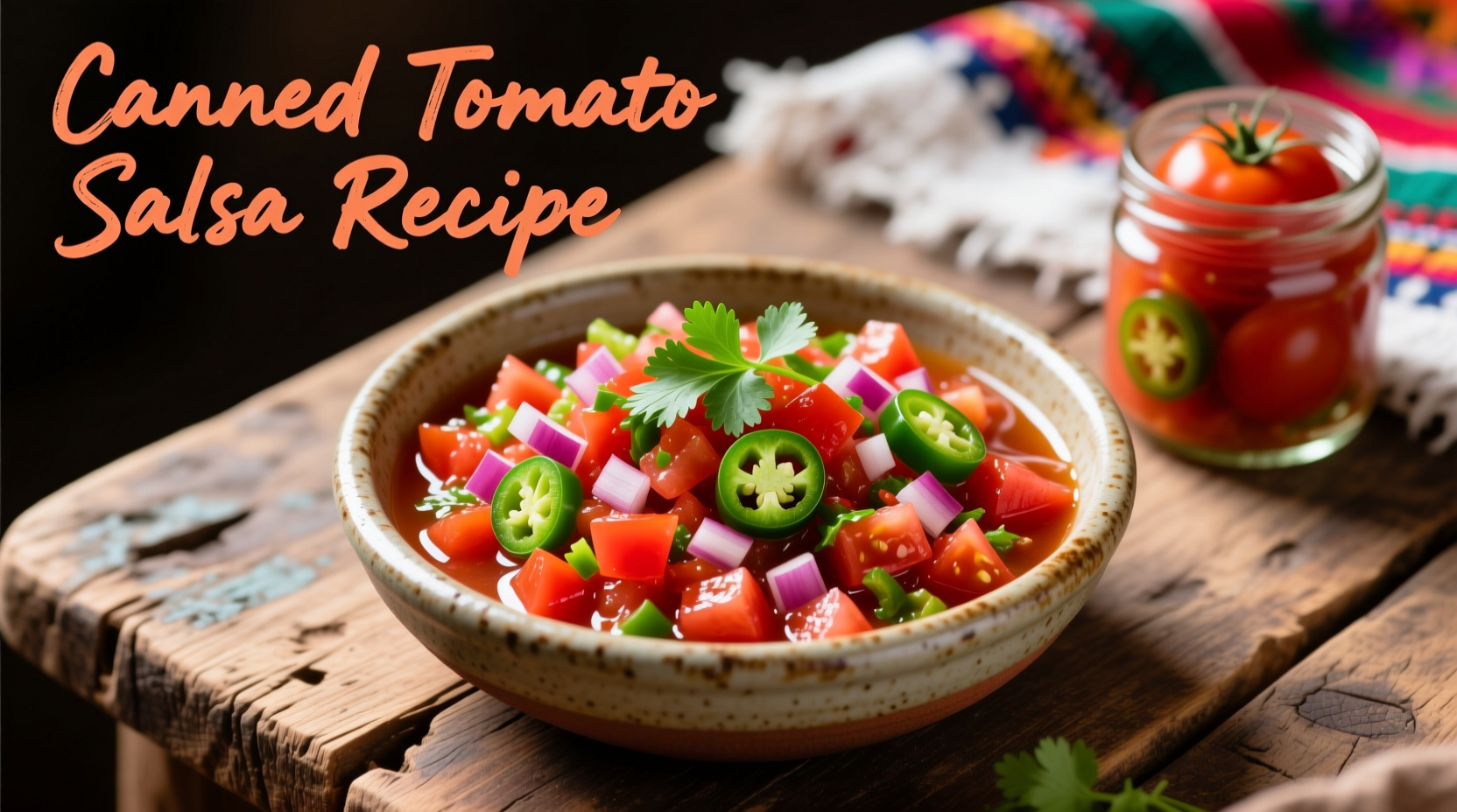 Perfect Canned Tomato Salsa Recipe in 15 Minutes
