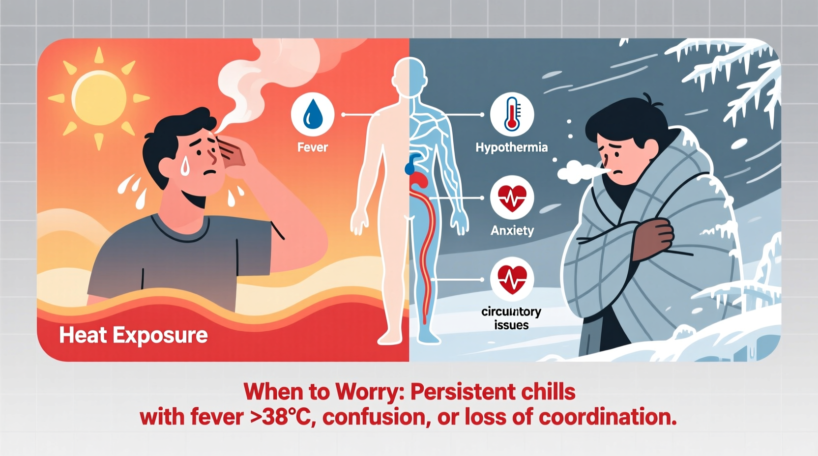 feeling hot and cold common causes and when to worry