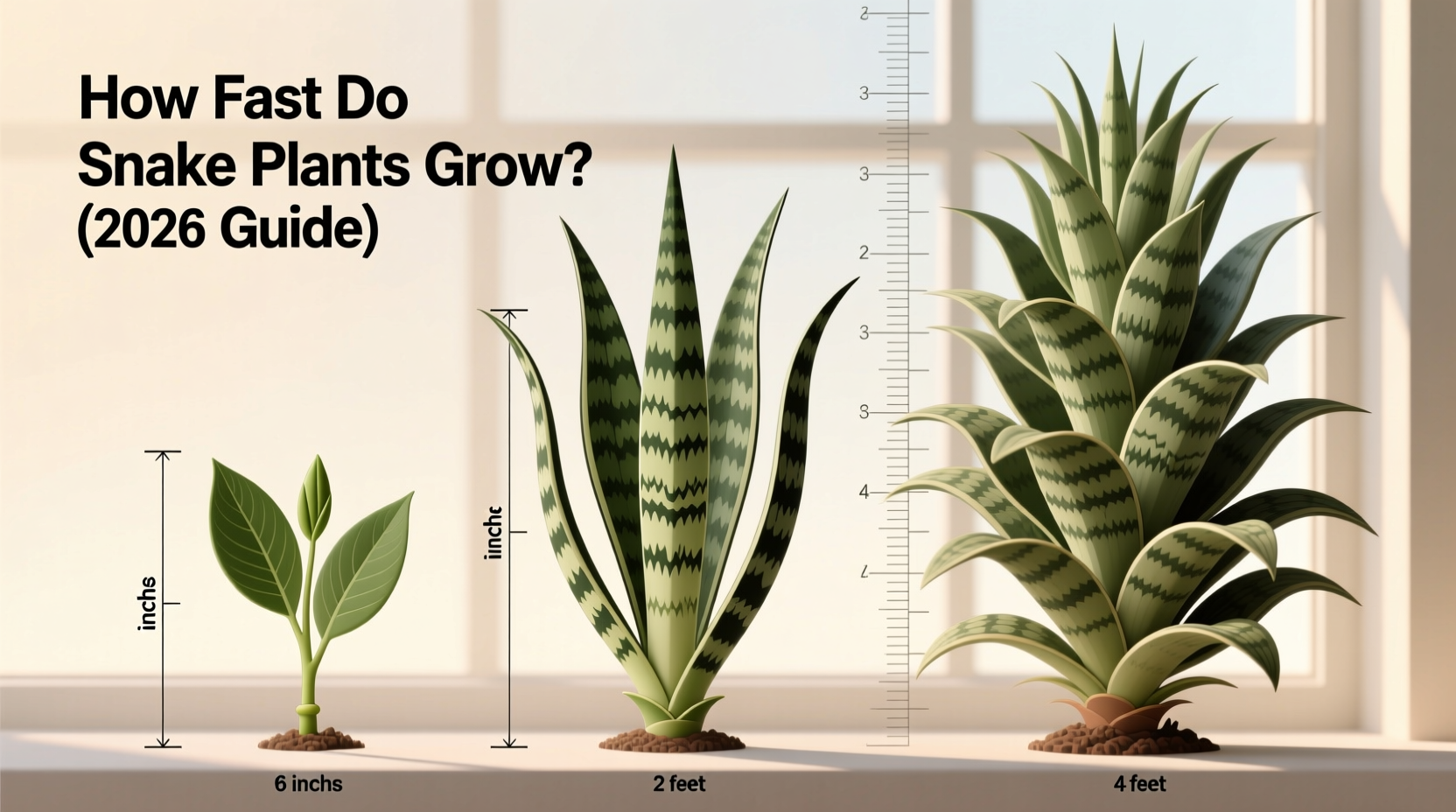 How Fast Do Snake Plants Grow? (2026 Guide)