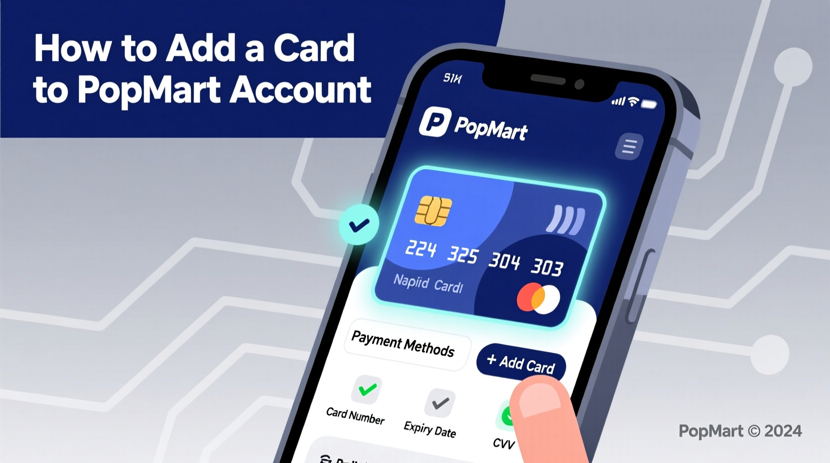 how to add card to popmart account