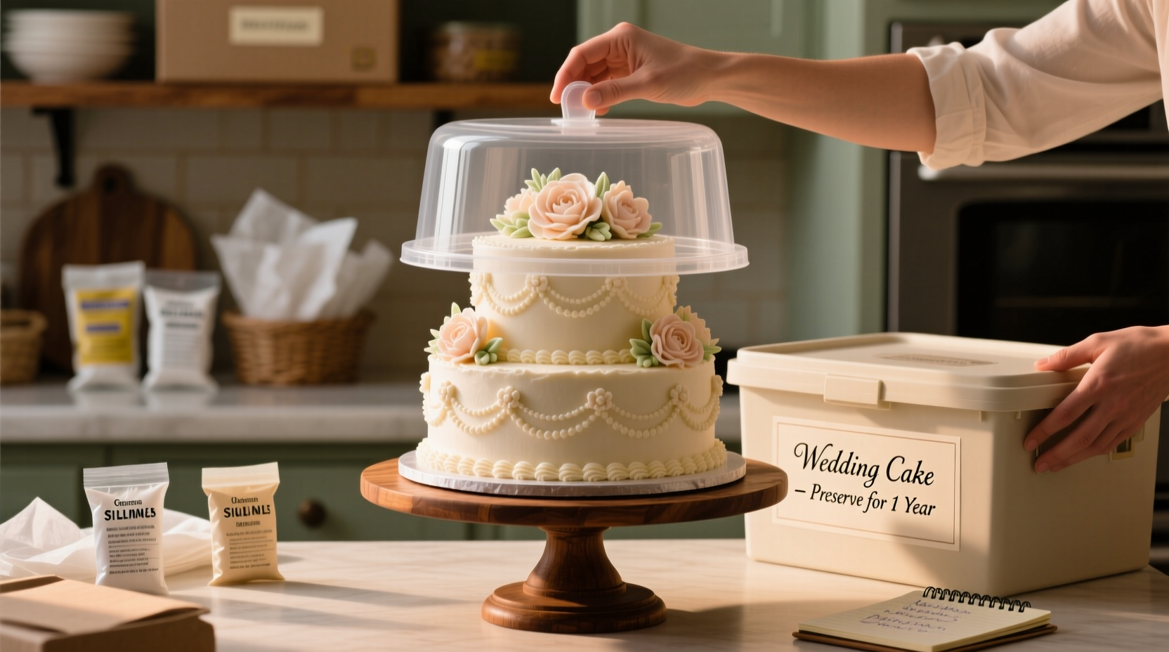 how do you preserve a wedding cake