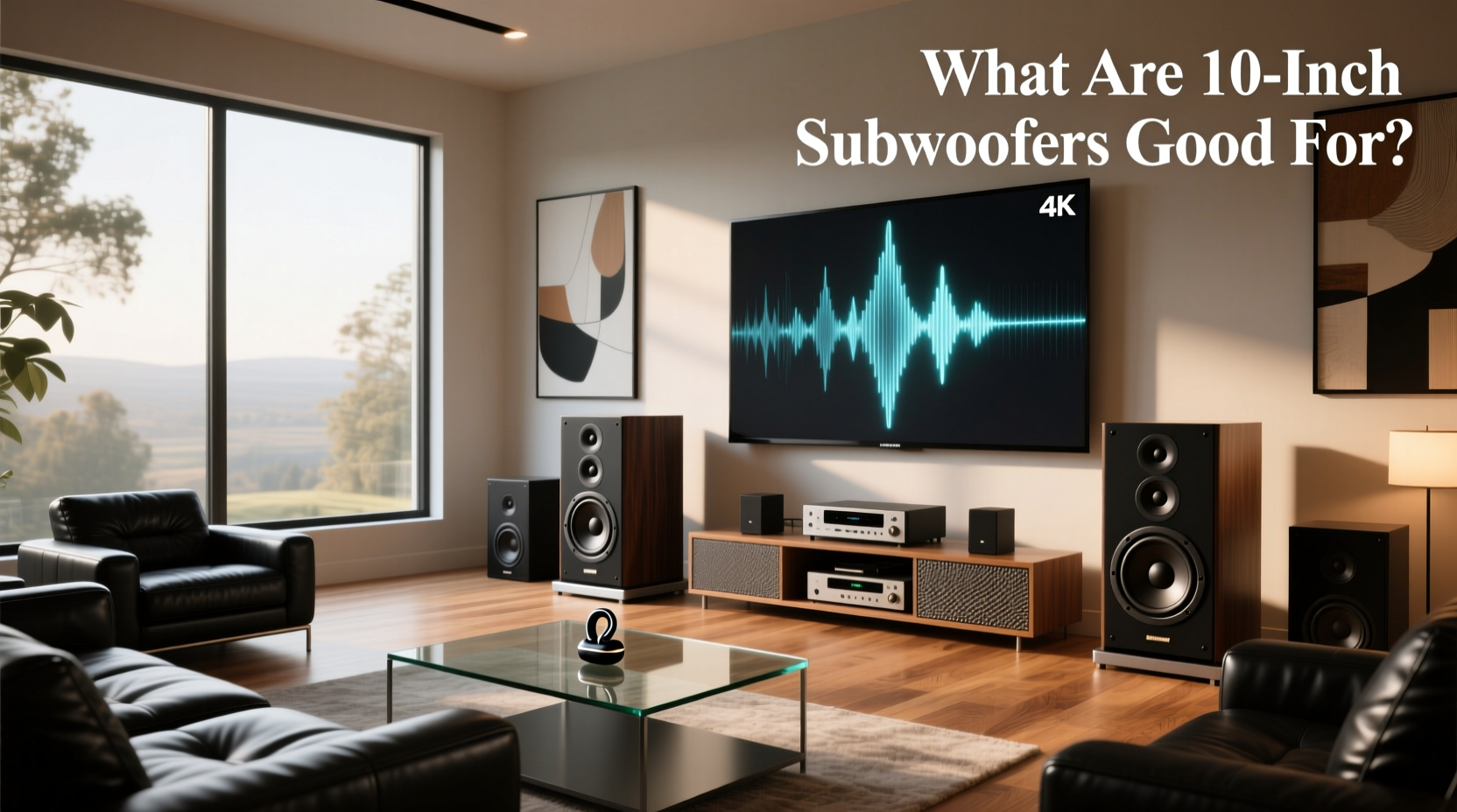 Various 10-inch subwoofers mounted in different car trunks