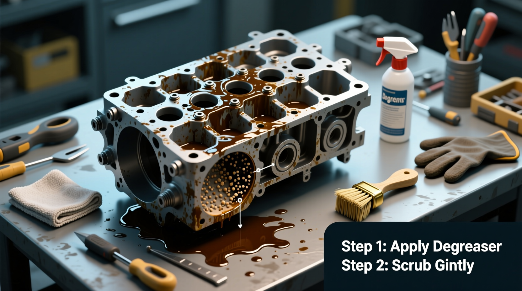 oil residue fix