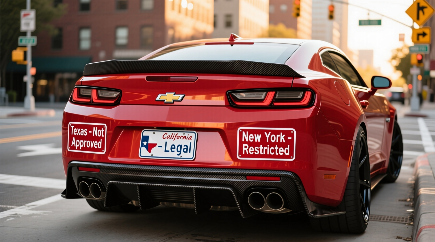 2016 camaro ss carbon diffuser legality