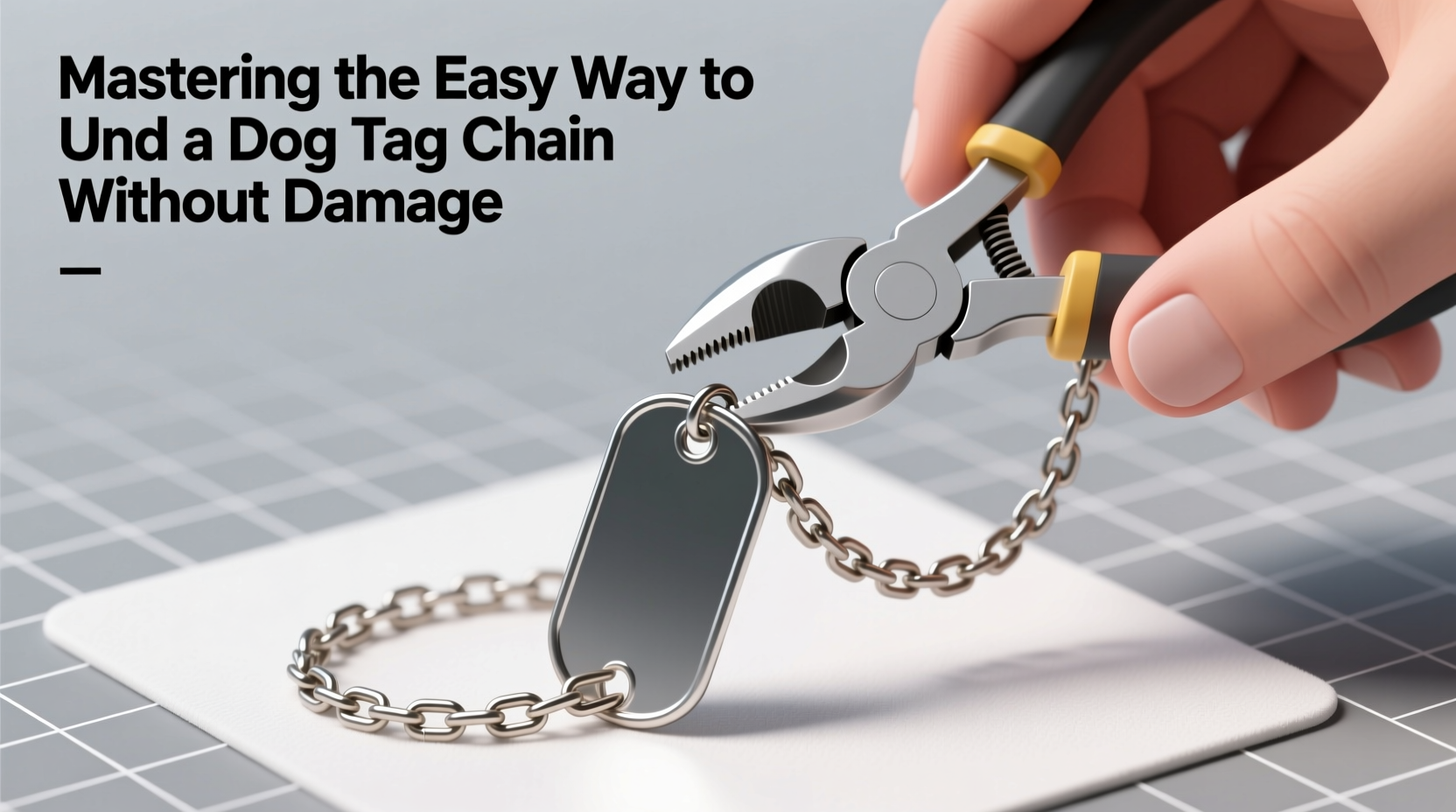 mastering the easy way to undo a dog tag chain without damage
