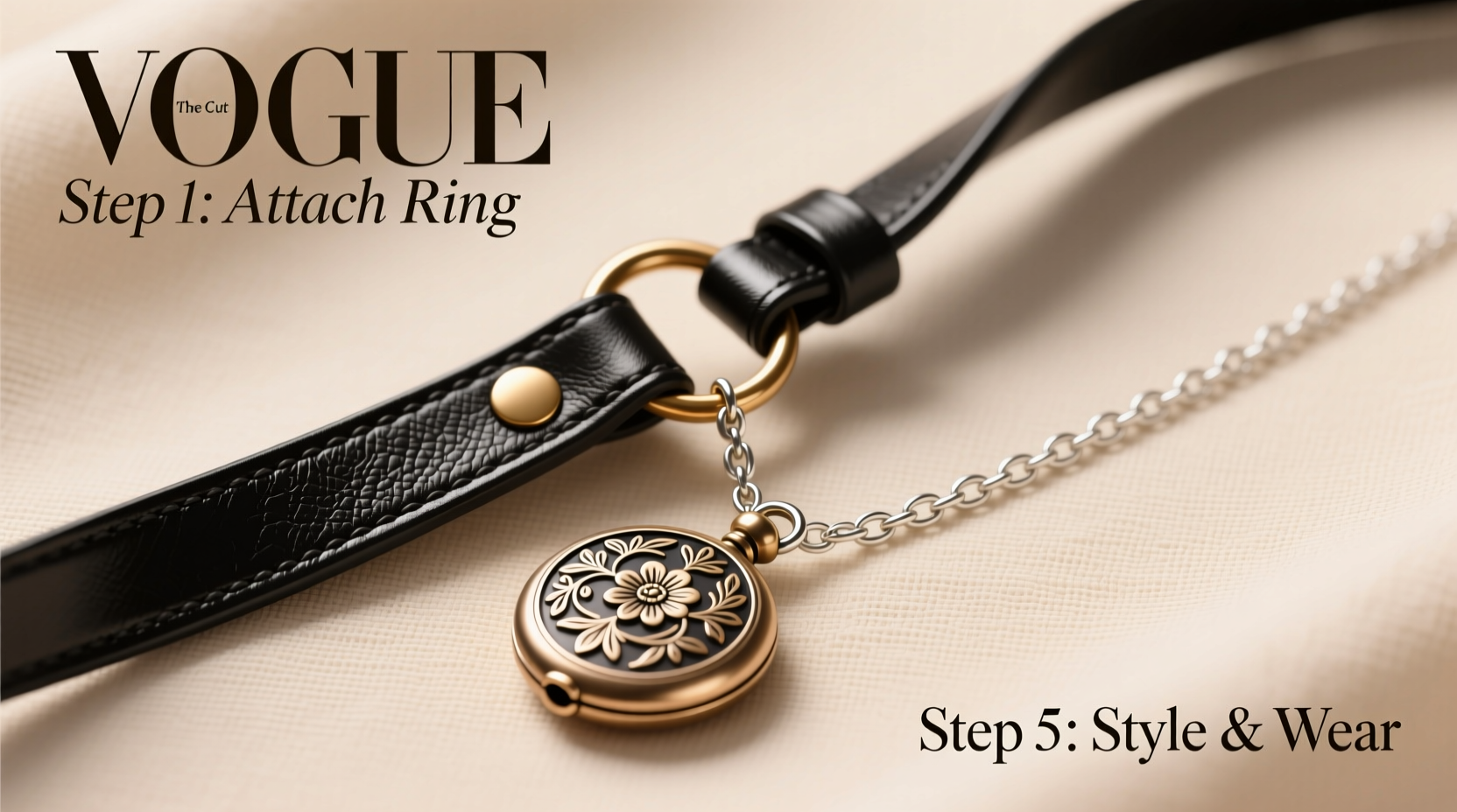 transform your bag style a step by step guide to using a phone strap as a unique pendant