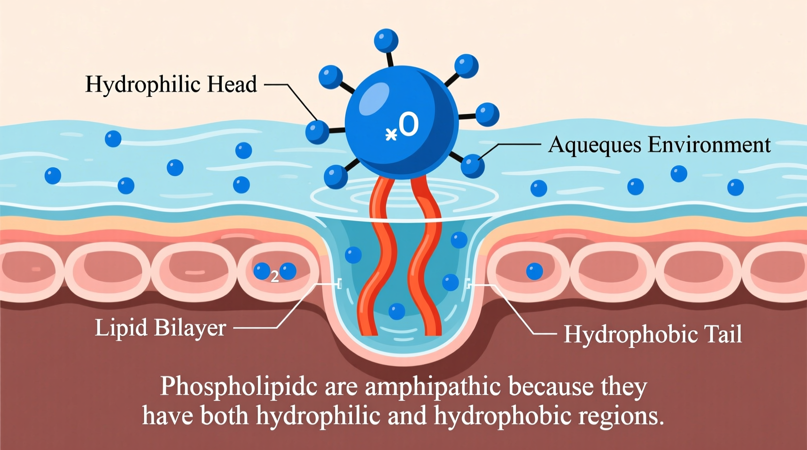 why are phospholipids amphipathic definition explanation