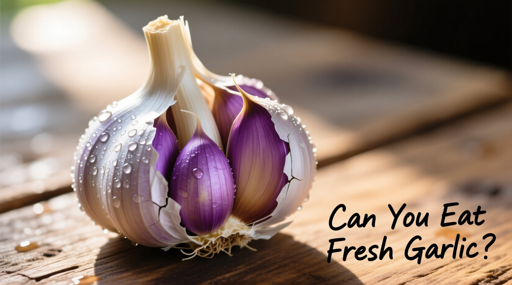 can you eat fresh garlic