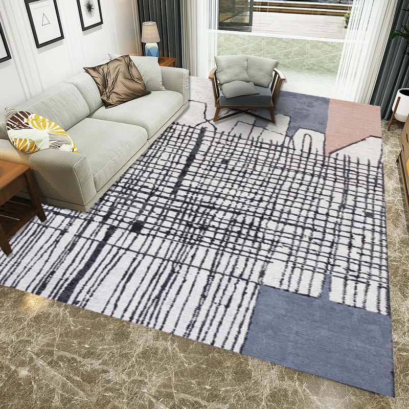 High quality Nordic style non-slip soft comfortable carpet  kitchen bedroom and living room mat carpet luxury