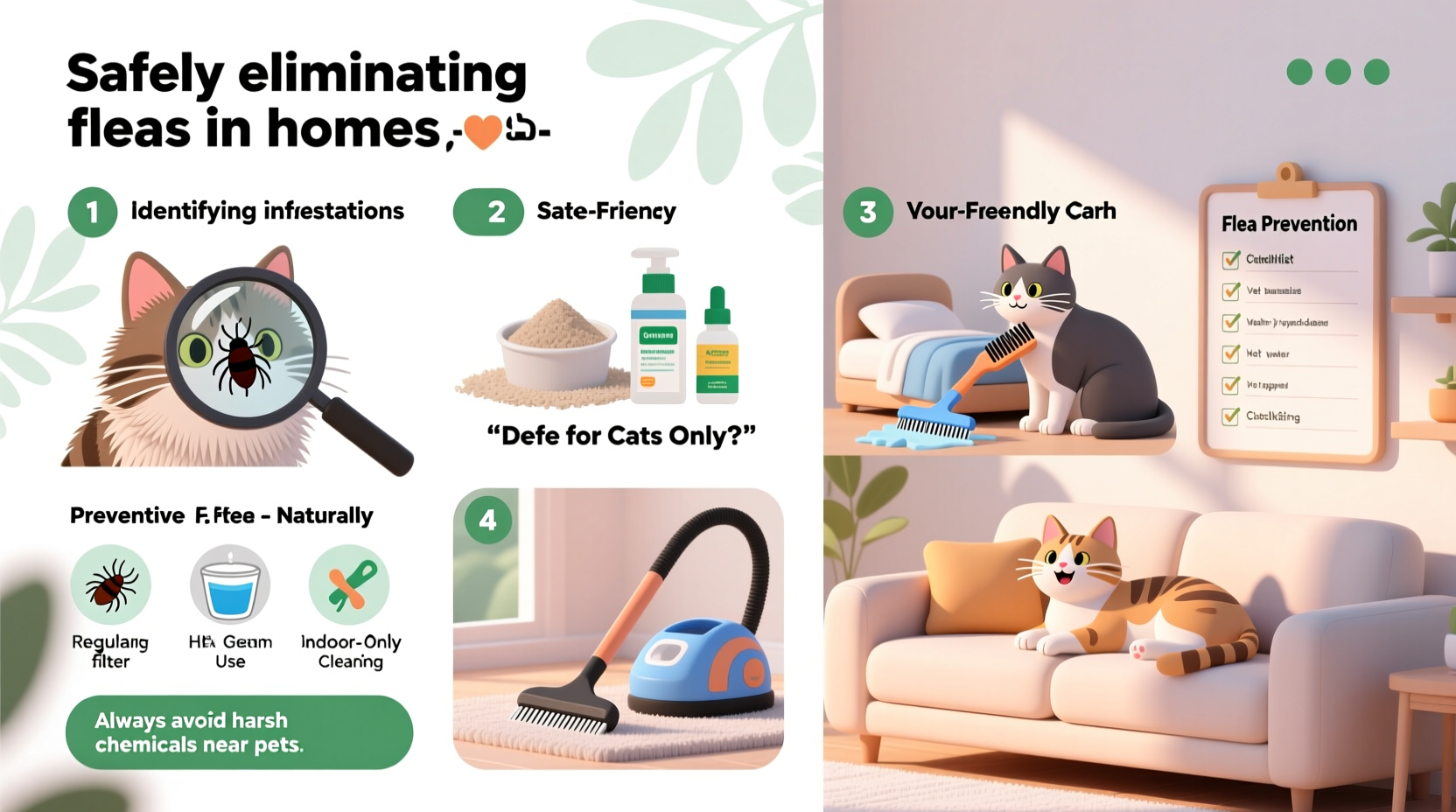 Beautiful view of How To Eliminate Flea Eggs From Indoor Cat Spots