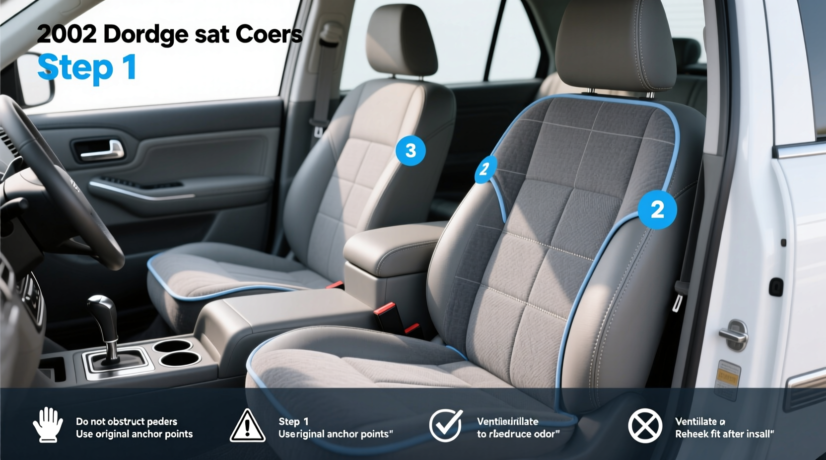 2002 dodge dakota seat covers