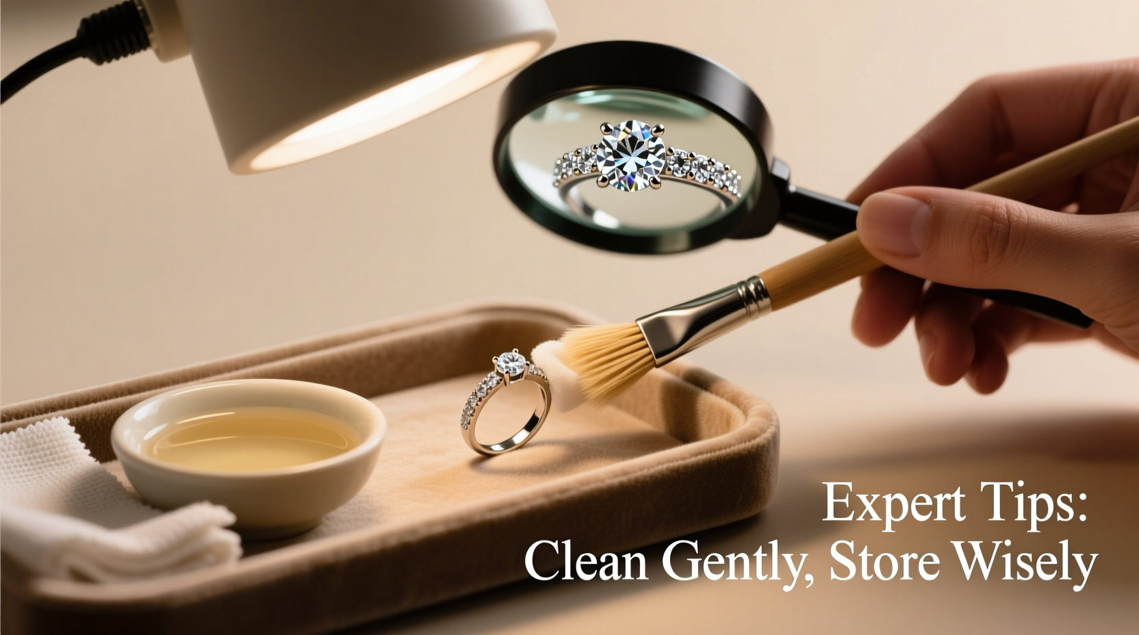expert tips for safely cleaning and maintaining your micro inlaid zircon ring