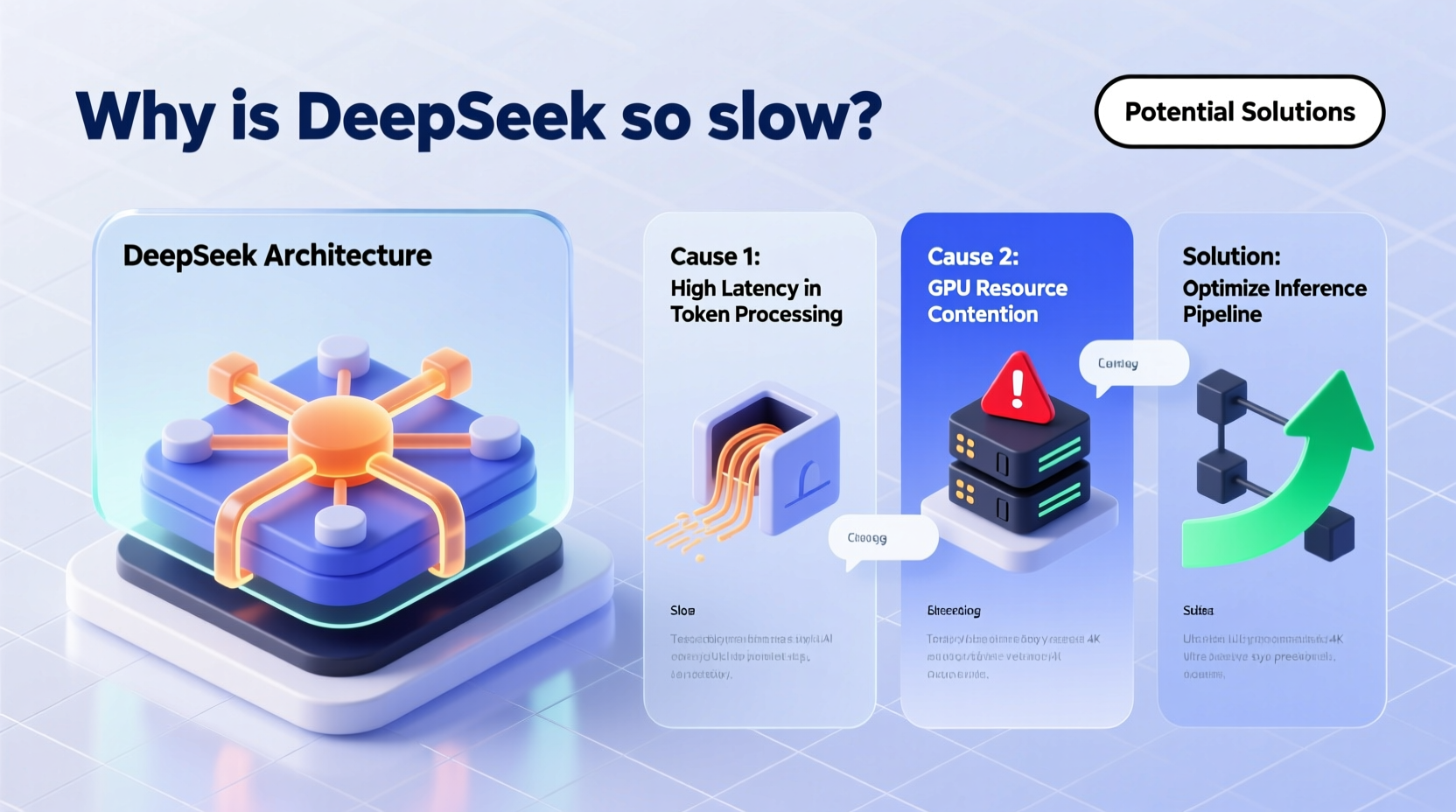why is deepseek so slow causes potential solutions