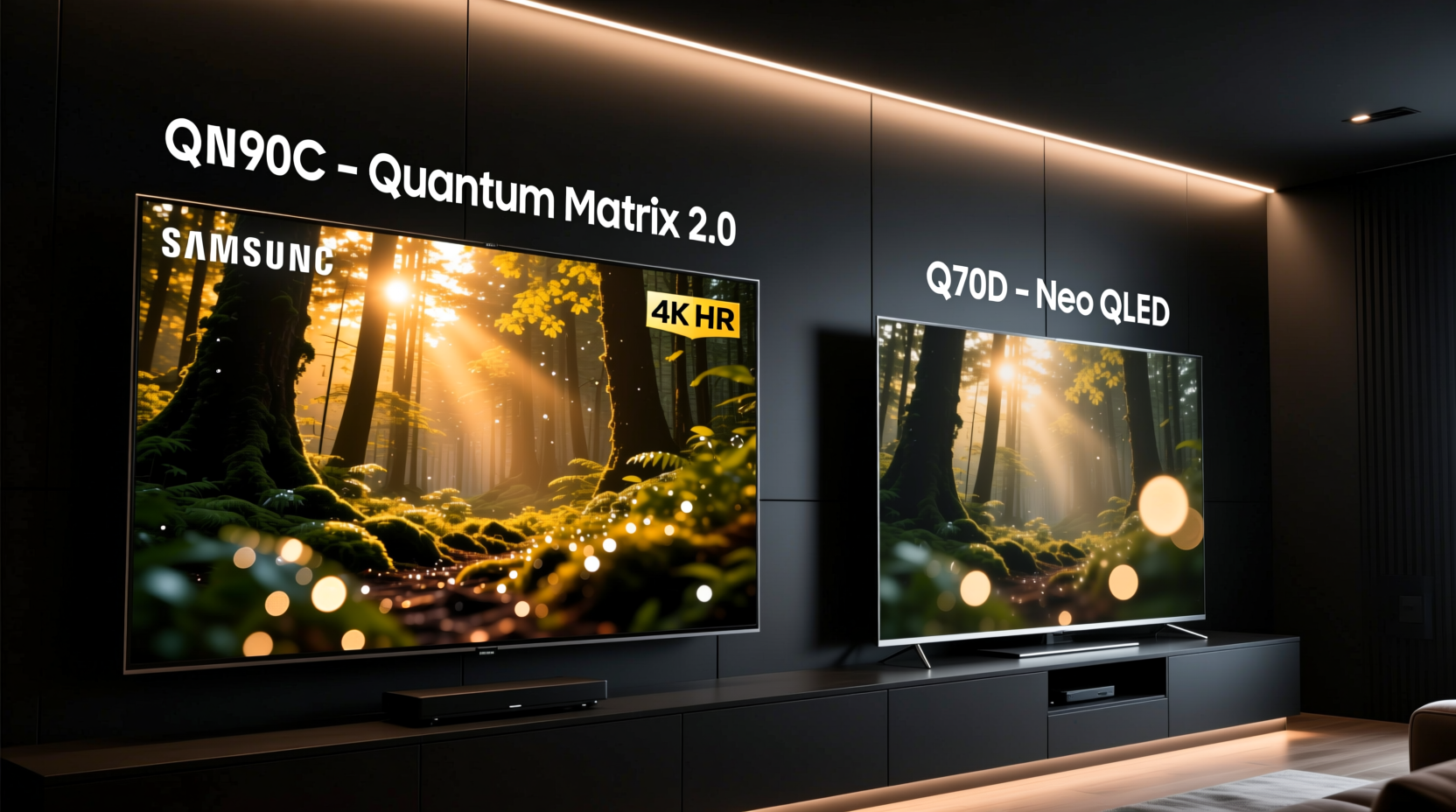 samsung qn90c vs q70d is the extra money really worth it for picture quality