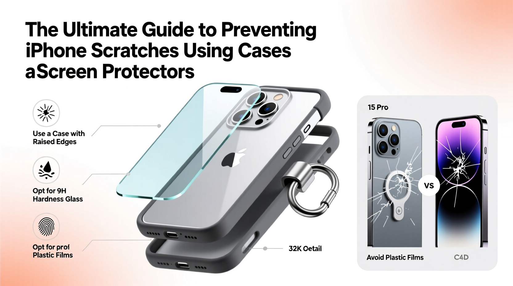 the ultimate guide to preventing iphone scratches using cases and screen protectors