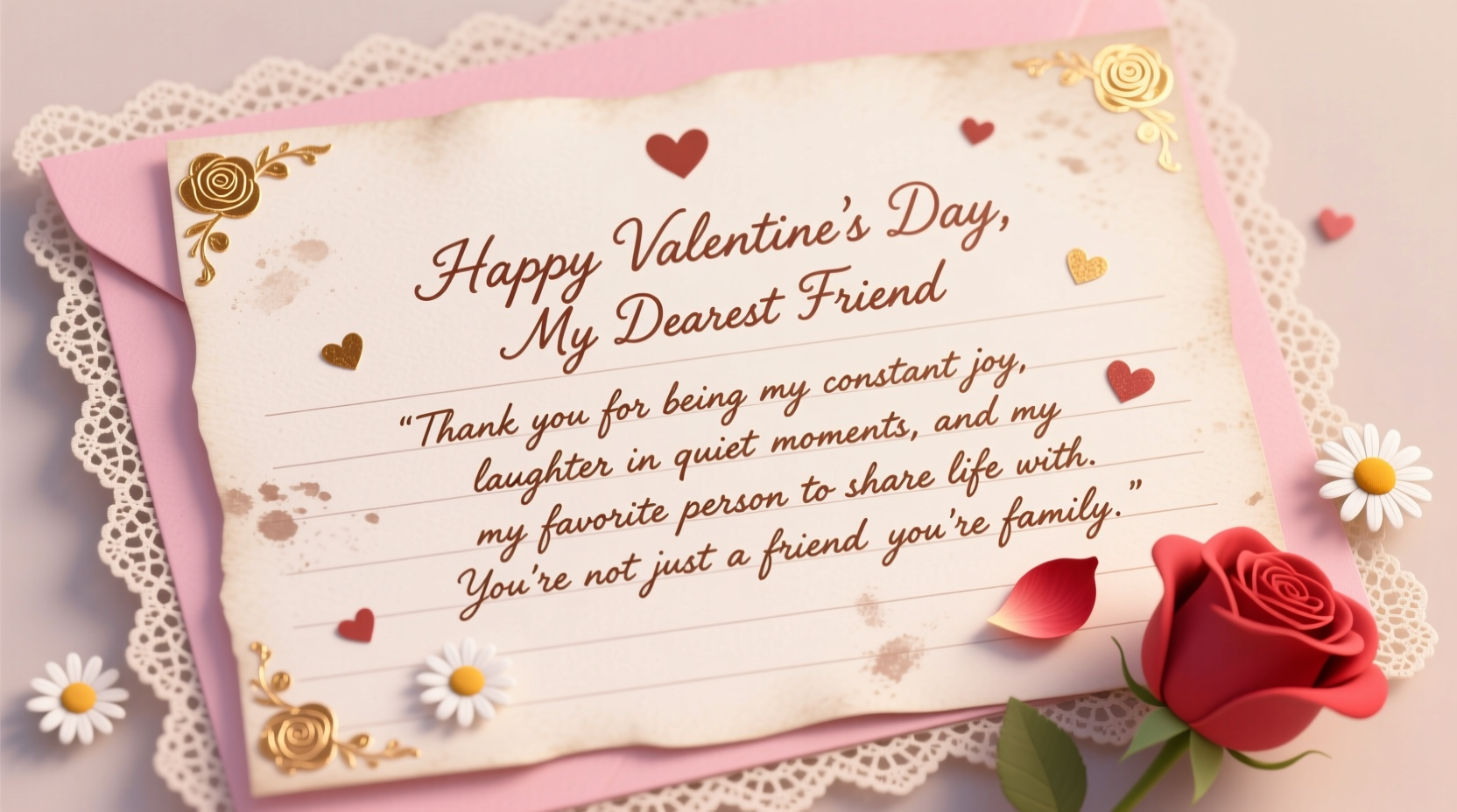 how to write a valentines day letter to your friend