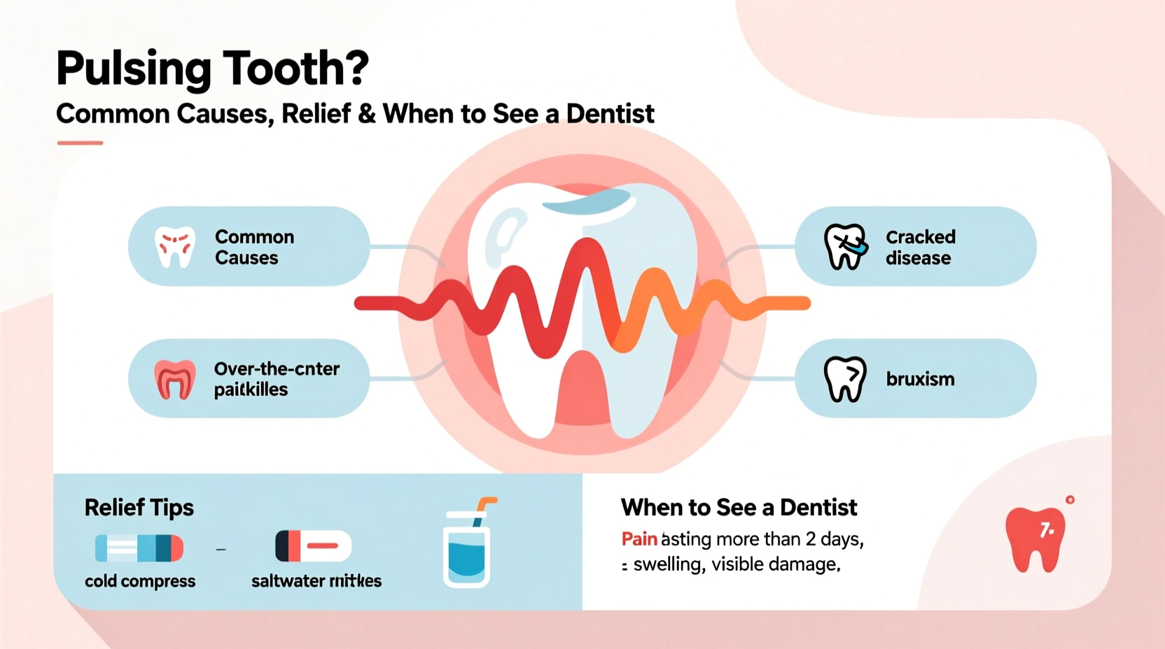 pulsing tooth common causes relief and when to see a dentist