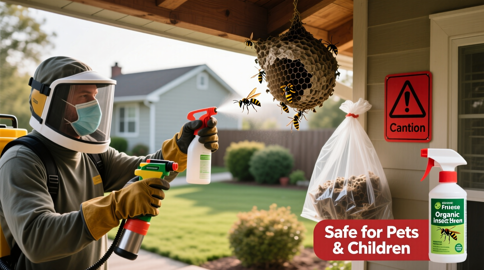 effective methods for the best way to get rid of hornets and wasps safely