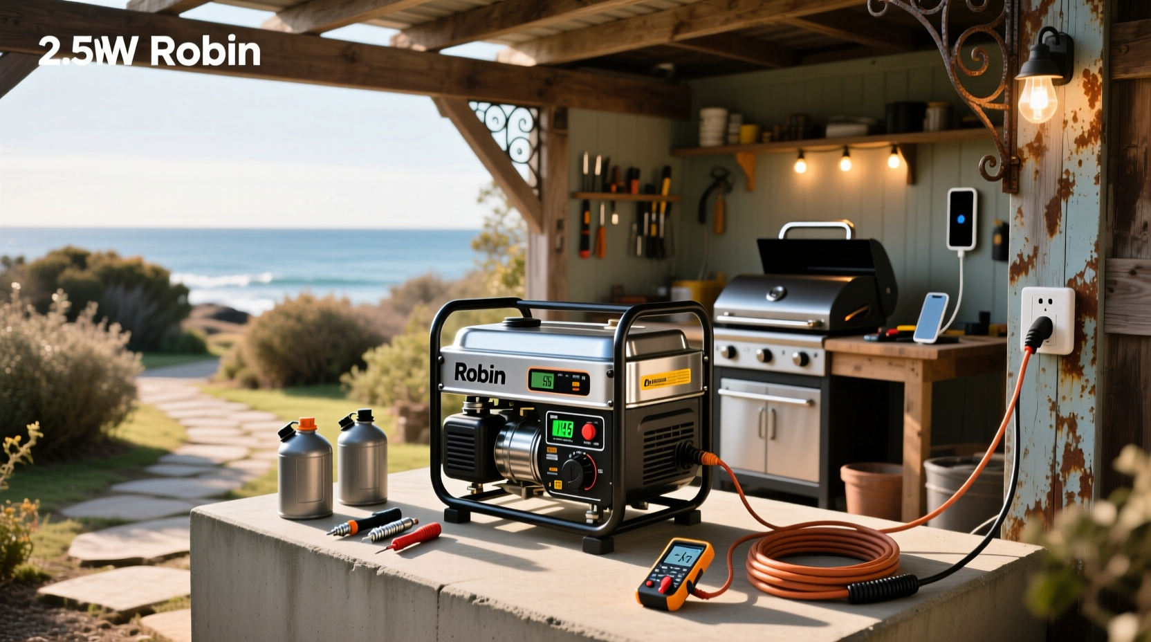 2.5kw robin generator guide what it can (and can’t) power