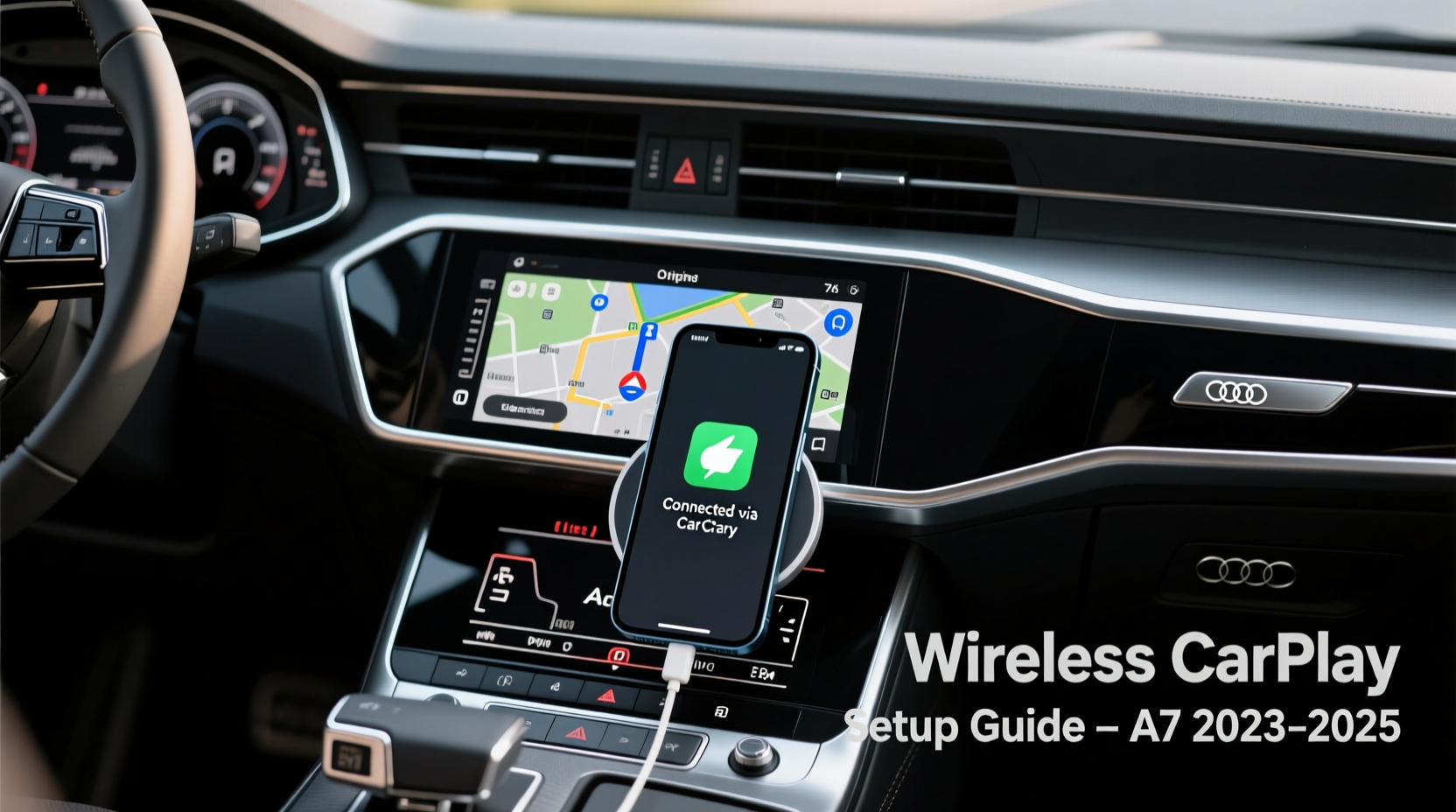 a7 wireless carplay install