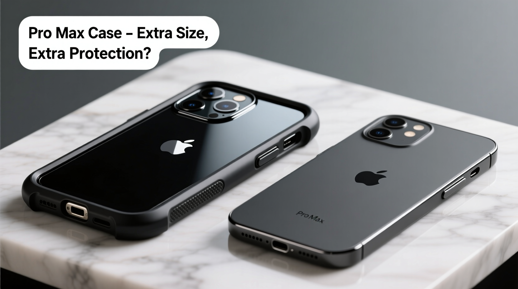 iphone pro max case vs regular iphone case does the extra size need extra protection