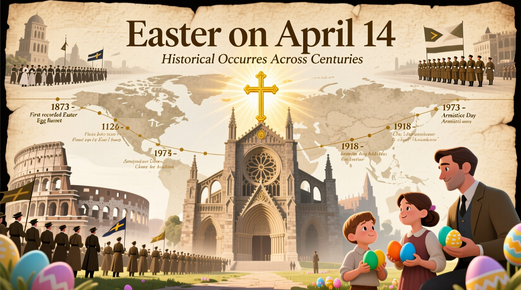 Easter on April 14: Years and Historical Occurrences