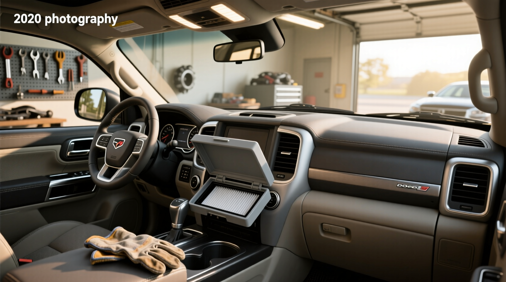Dodge Ram 1500 cabin air filter housing installation