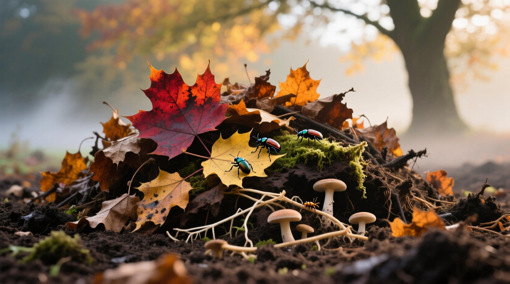 compost fall leaves
