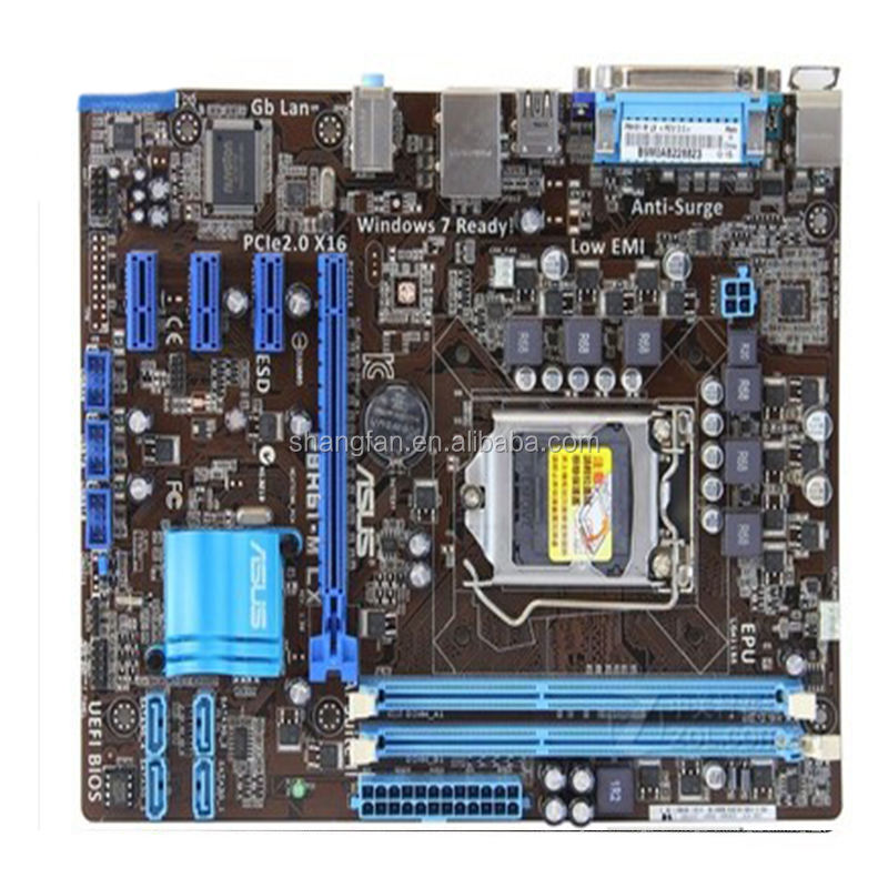 For ASUS P8H61-M LX Original Motherboard DDR3 LGA 1155 16GB for I3  I5 I7 22/32nm H61 Desktop Motherboard