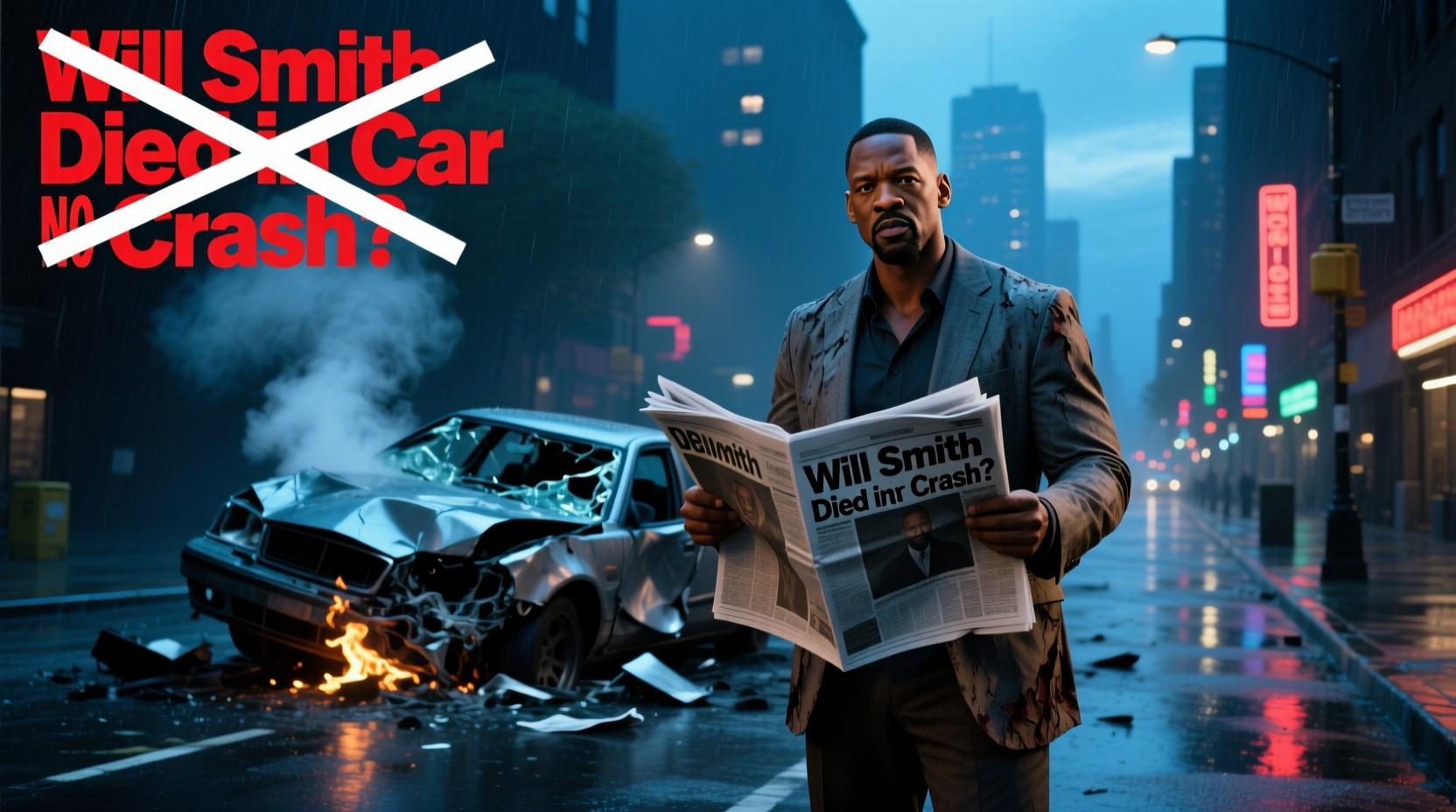 did will smith die in a car crash