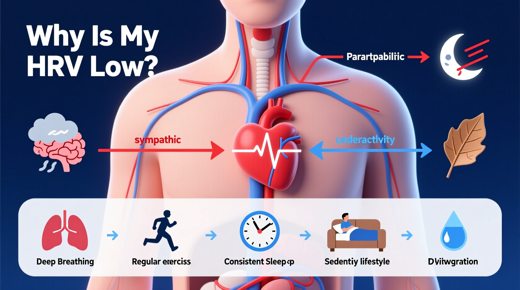 why is my hrv so low understanding causes how to improve it