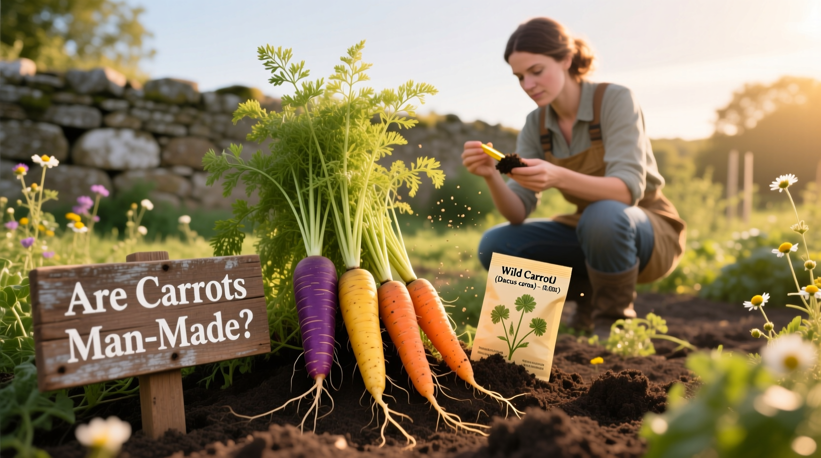 are carrots man made the truth behind the orange root