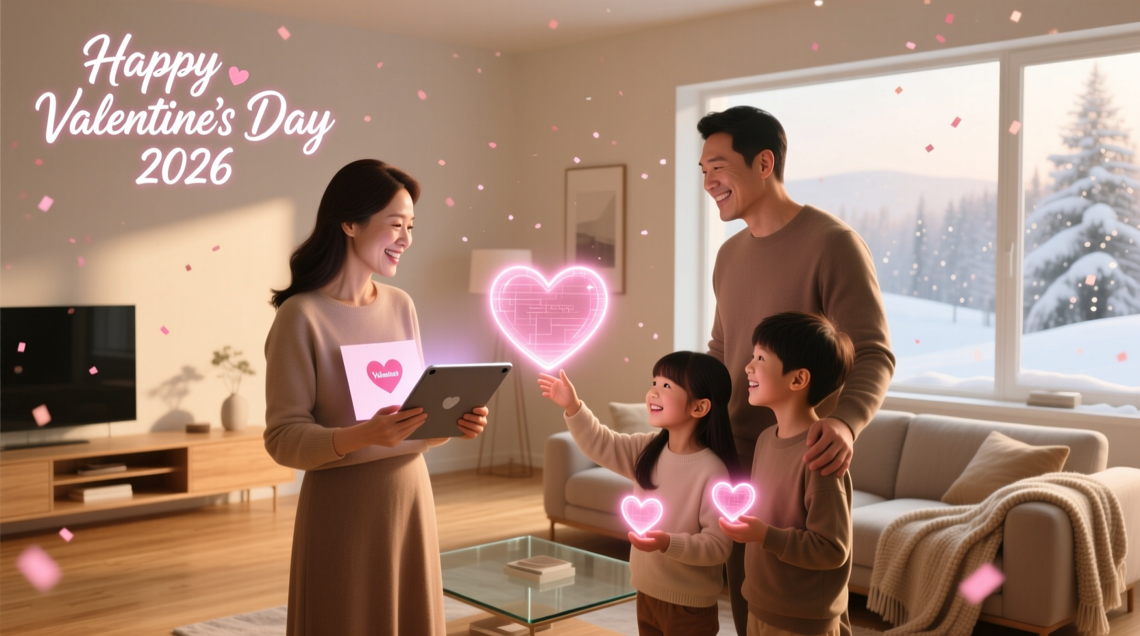 how to wish my family happy valentines day