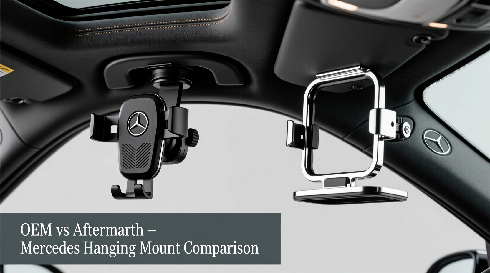mercedes hanging mount comparison