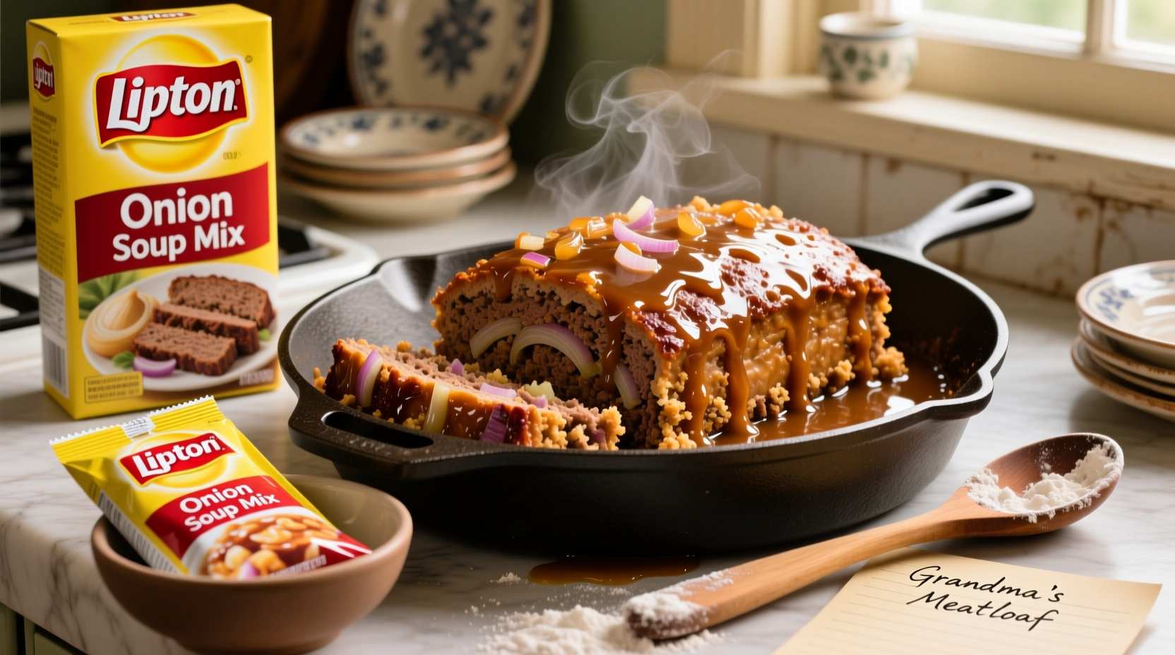 meatloaf recipe with lipton onion soup mix