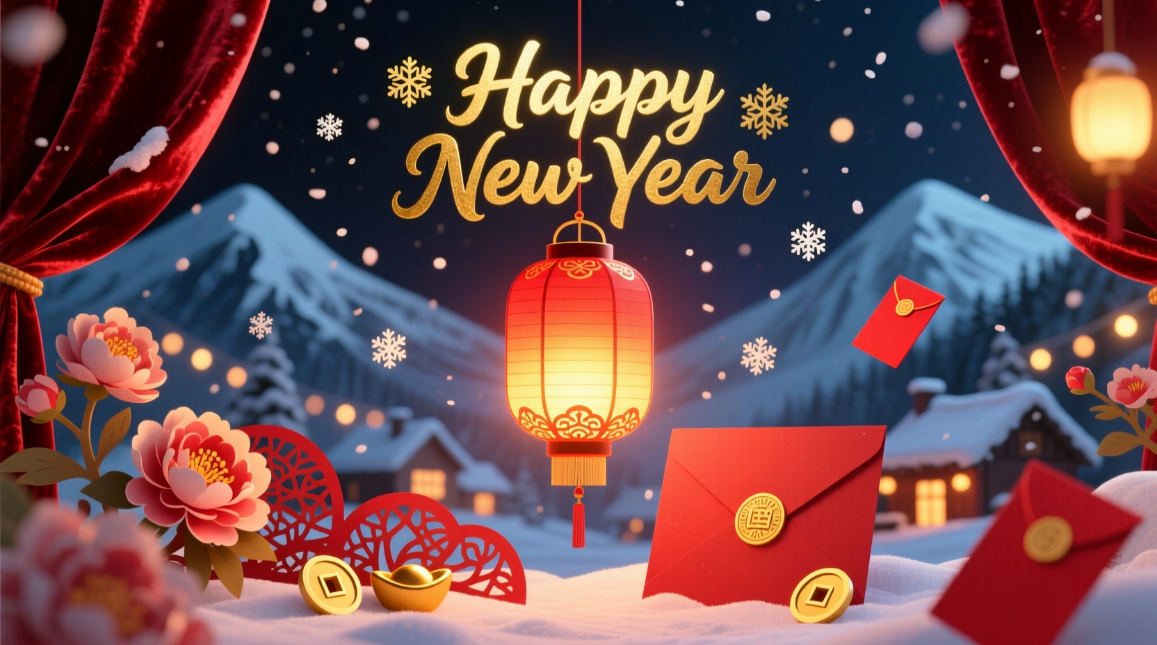 how to make happy new year cards in photoshop