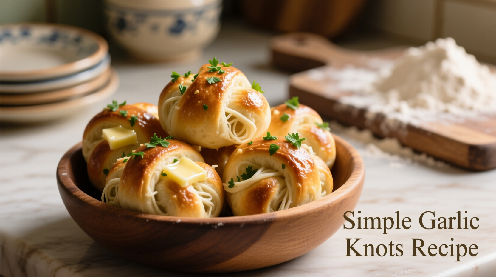 simple garlic knots recipe