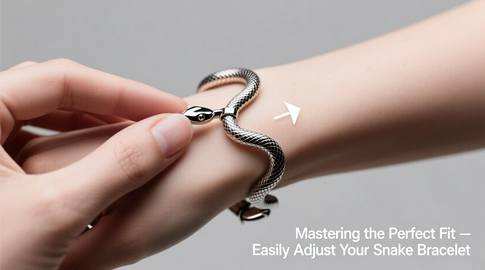 mastering the perfect fit how to easily adjust the size of your snake shape bracelet