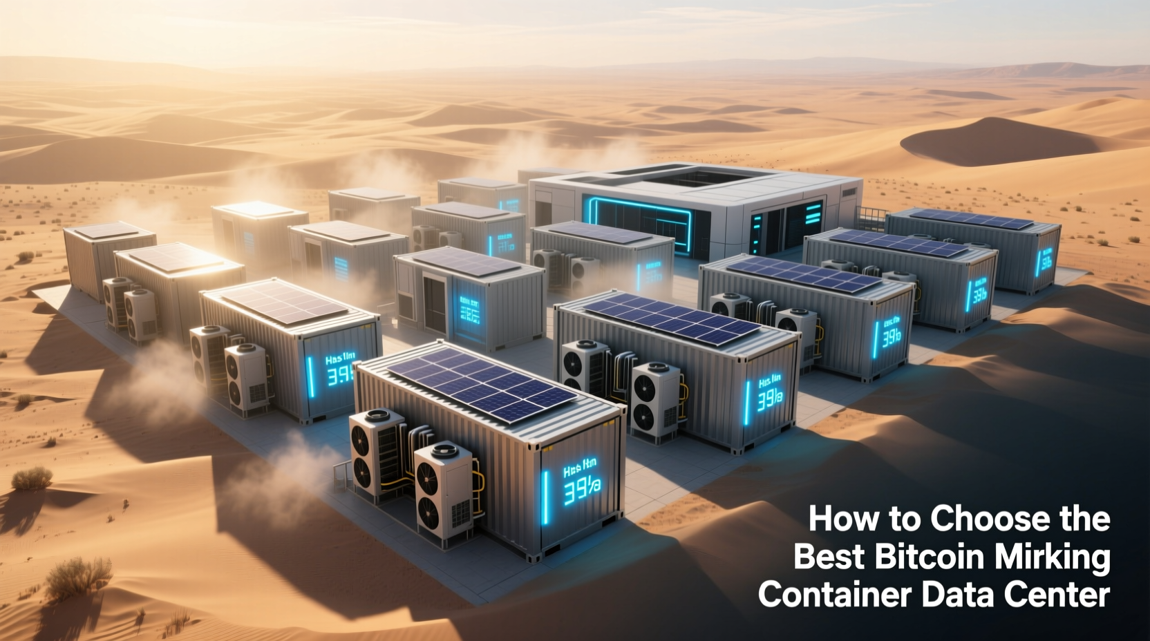 How to Choose the Best Bitcoin Mining Container Data Center