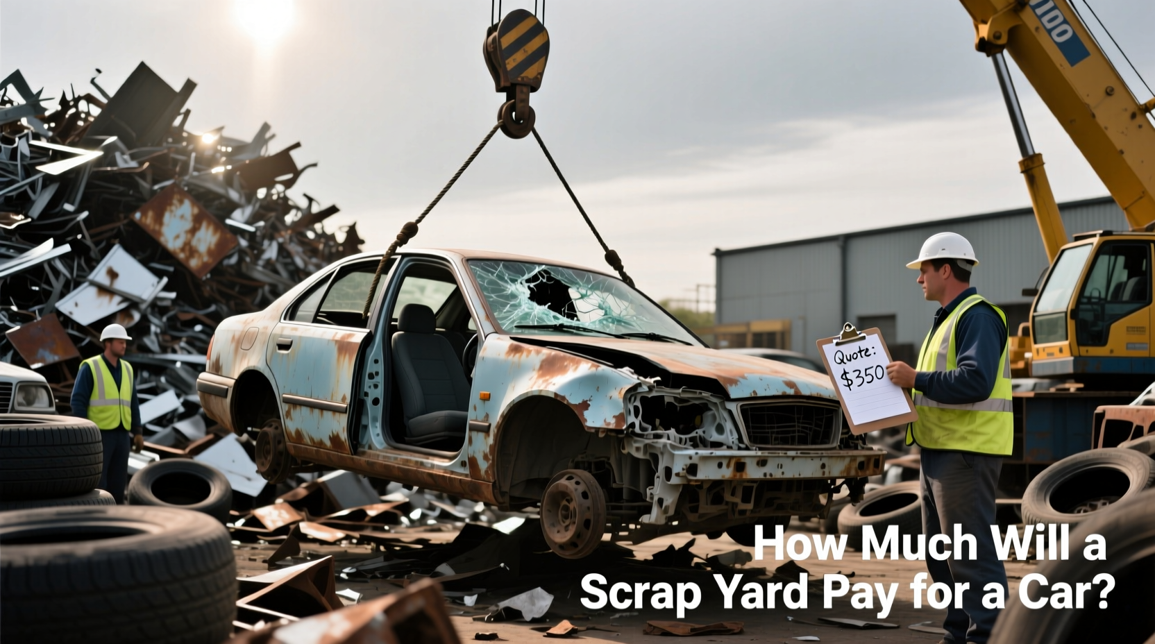 how much will a scrap yard pay for a car