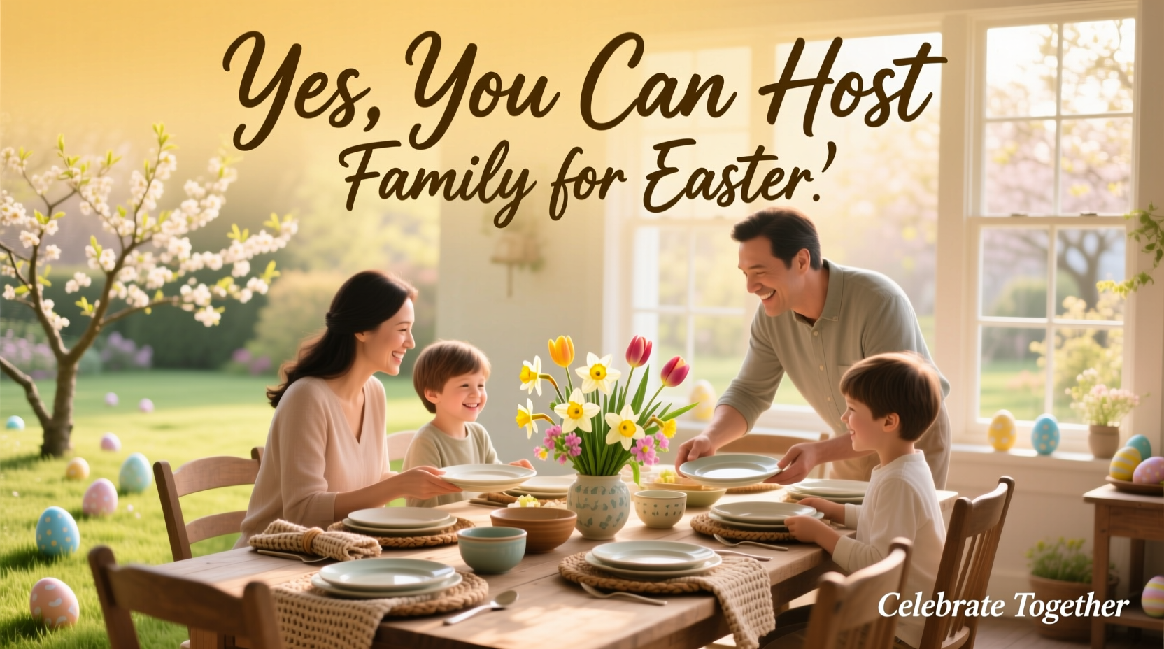 can i have family over for easter