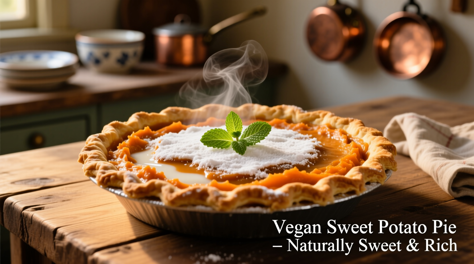 Perfect Vegan Sweet Potato Pie Recipe: No Eggs, No Dairy